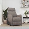 vidaXL Relaxsessel Elektrisch Taupe Stoff