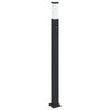 vidaXL Pollerleuchte mit Sensor 110 cm Schwarz IP44