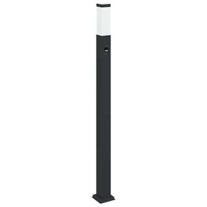 vidaXL Pollerleuchte mit Sensor 110 cm Schwarz IP44