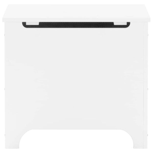 vidaXL Truhe mit Deckel RANA Wei&szlig; 60x49x54 cm Massivholz Kiefer