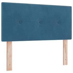 vidaXL Kopfteil Dunkelblau 90 cm Samt