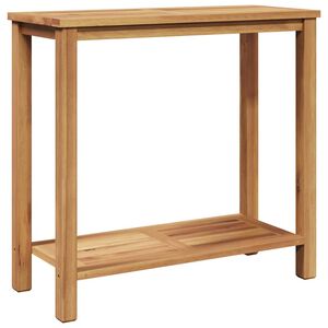 vidaXL Konsolentisch Braun 85 x 35 x 75 cm Massivholz Teak