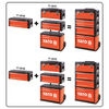 YATO Werkzeugkasten mit 1 Schublade 49,5x25,2x18 cm