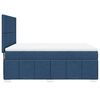 vidaXL Boxspringbett mit Matratze Blau 140x200 cm Stoff