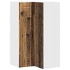 vidaXL Wand-Eckschrank LUCCA Altholz 57 x 57 x 100 cm Holzwerkstoff