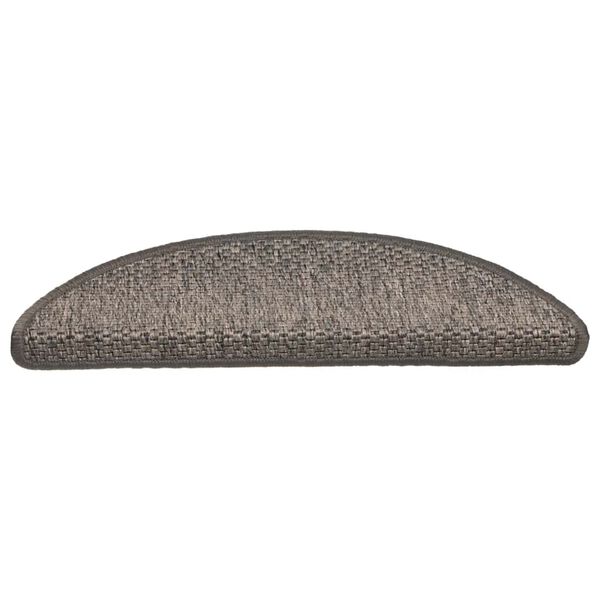 vidaXL Stufenmatten Selbstklebend Sisal-Optik 30 Stk. 56x17x3 cm