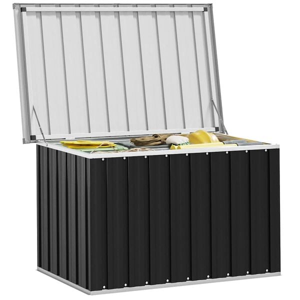 vidaXL Gartenbox Anthrazit 109x67x65 cm