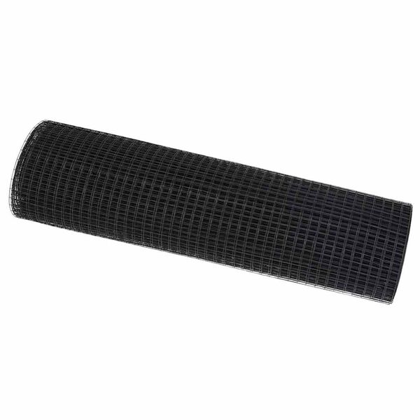 vidaXL Geschwei&szlig;ter Drahtzaun Grau 0,6 x 50 m