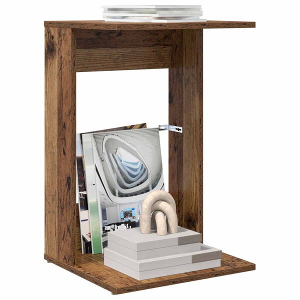 vidaXL Beistelltisch Altholz 40 x 38 x 62,5 cm Holzwerkstoff