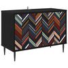 vidaXL TV-Schrank OMMEN 69 x 33 x 50,5 cm Schwarz Eichen-Optik