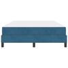 vidaXL Boxspringbett mit Matratze Dunkelblau 140 x 190 cm Stoff