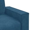 vidaXL 2-Sitzer-Sofa Blau 180x78x84 cm Samt
