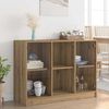 vidaXL Sideboard Artisan-Eiche 102x37x75,5 cm Holzwerkstoff