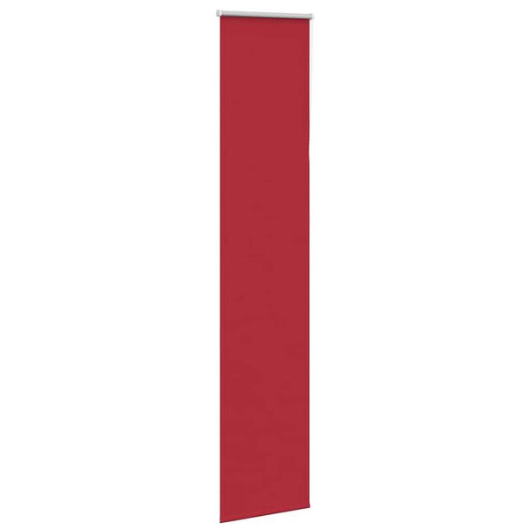 vidaXL Verdunkelungsrollo Rot 60x210 cm Stoffbreite 55,7 cm Polyester