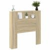 vidaXL Kopfteil Sonoma-Eiche 100 x 16,5 x 103,5 cm Holzwerkstoff