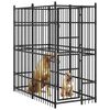 vidaXL Outdoor-Hundezwinger Stahl 1,84 m&sup2;