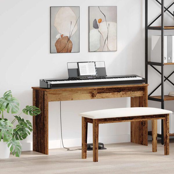 vidaXL Klavierst&auml;nder Altholz 120 x 32 x 64 cm Holzwerkstoff