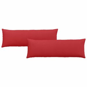 vidaXL Sofakissen 2 pcs Rot 120 x 40 cm Stoff