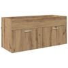 vidaXL Waschbeckenunterschrank Artisan-Eiche Holzwerkstoff