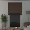 vidaXL Venetianer Jalousie Dunkelbraun mit Muster 213 x 120 cm PVC