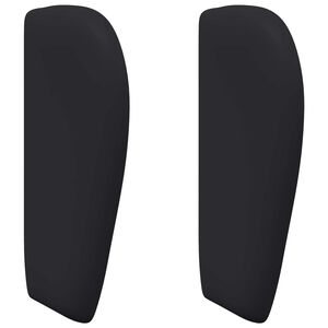 vidaXL Kopfteil Ohr Schwarz 40 x 23 x 6 cm PVC