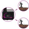 vidaXL Gartenbrunnen mit Pumpe 44,5x44,5x58 cm Massivholz Tanne