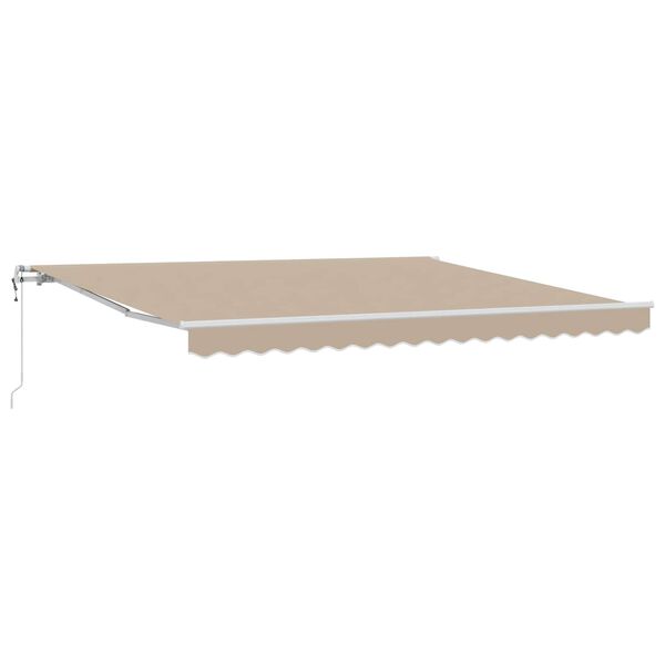 vidaXL Elektrische ausziehbare Markise Beige 400 x 300 cm