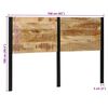 vidaXL Kopfteil 160 cm Massivholz Mango und Eisen