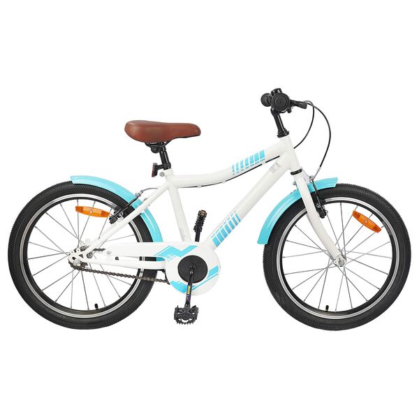 vidaXL Kinderfahrrad 18 Zoll f&uuml;r 5-7 Jahre alt Himmelblau