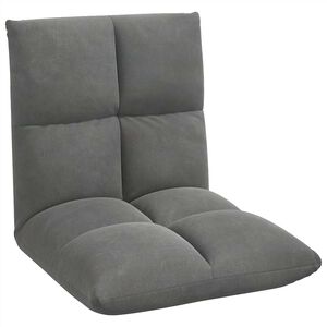 vidaXL Bodenstuhl Dunkelgrau 50 x 61 x 57 cm Samt