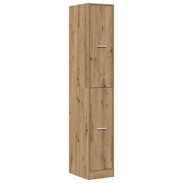 vidaXL Apothekerschrank Artisan-Eiche 30x41x174,5 cm Holzwerkstoff