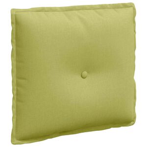 vidaXL R&uuml;ckenkissen Hellgr&uuml;n 50 x 19 x 45 cm Stoff