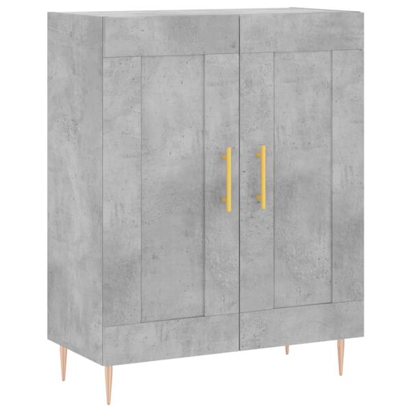 vidaXL Sideboard Betongrau 69,5x34x90 cm Holzwerkstoff