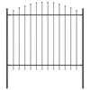 vidaXL Gartenzaun WOERDEN 7 stk. 170 x 190 cm Grau