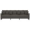 vidaXL 3-Sitzer-Sofa Dunkelgrau 210 cm Samt