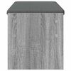vidaXL Flurbank mit Kissen Graues Sonoma 103 x 38 x 40 cm