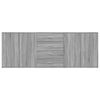 vidaXL Sideboards 3 Stk. Grau Sonoma Holzwerkstoff