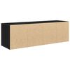 vidaXL TV-Schrank Schwarze Eiche 120x34x37 cm Holzwerkstoff