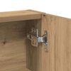 vidaXL Schminktisch Artisan-Eiche 80 x 35 x 132 cm Holzwerkstoff