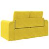 vidaXL Schlafsofa 60cm Gelb Samt