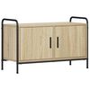 vidaXL TV-Schrank 79,5 x 33 x 50 cm Sonoma-Eiche Holzwerkstoff