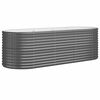 vidaXL Hochbeet Verzinkter Stahl 224x80x68 cm Anthrazit