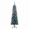 vidaXL K&uuml;nstlicher Weihnachtsbaum mit 150 LEDs mit St&auml;nder Gr&uuml;n 150 cm