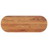 vidaXL Tischplatte 110x40x3,8 cm Oval Massivholz Akazie
