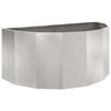 vidaXL Pflanzk&uuml;bel Silber 120 x 60 x 50 cm Edelstahl