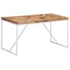 vidaXL Esstisch 140x70x76 cm Massivholz Akazie und Mango