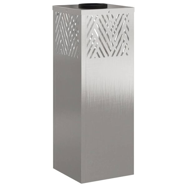 vidaXL Solar LED Weg Licht Fischgr&auml;tenmuster 2 pcs Edelstahl Edelstahl