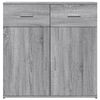 vidaXL Sideboard Grau Sonoma 79x38x80 cm Holzwerkstoff