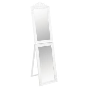 vidaXL Standspiegel Wei&szlig; 50x200 cm