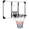 vidaXL Basketballkorb Transparent 90x60x2,5 cm Polycarbonat